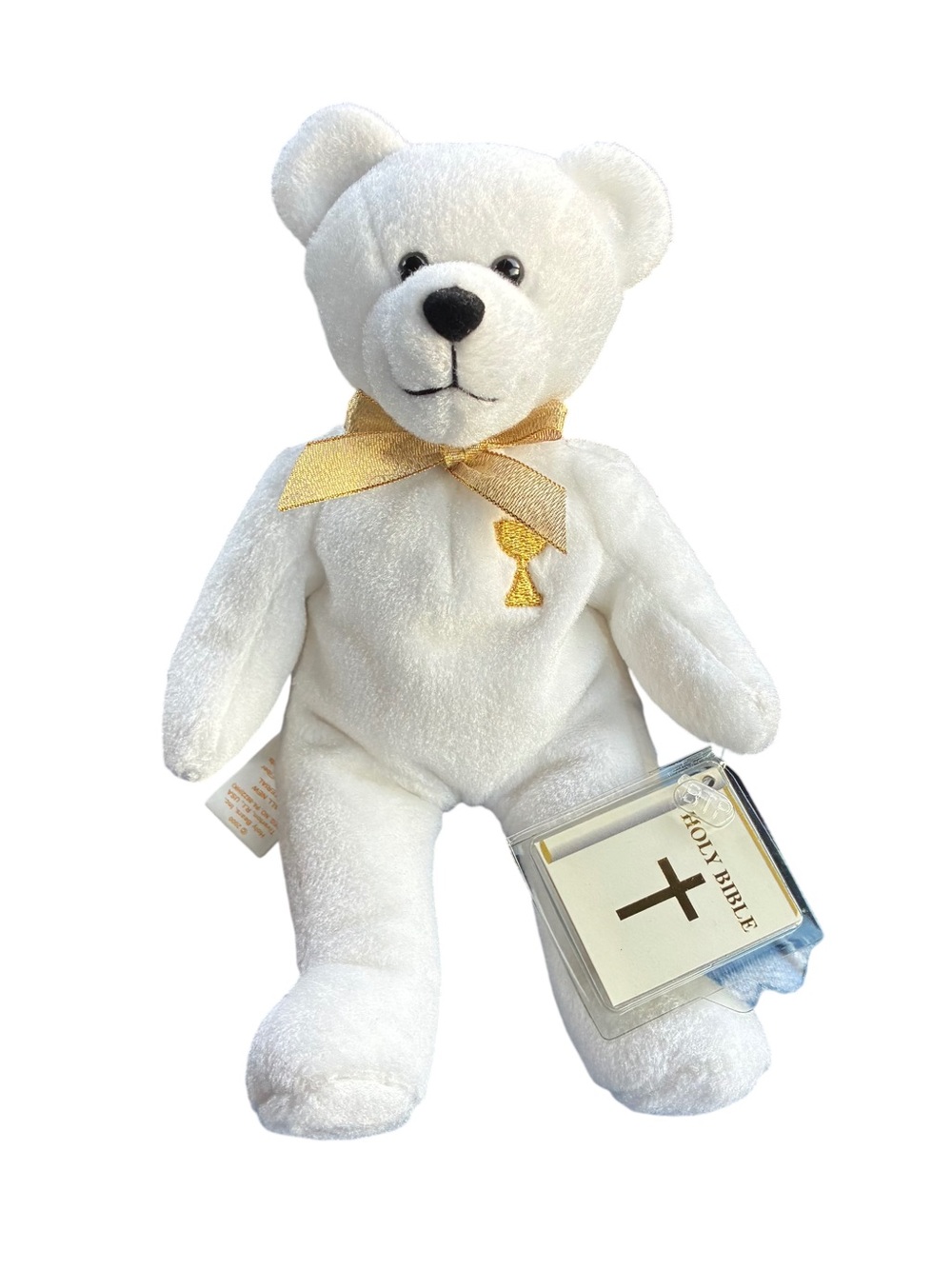 Holy Bears Sacrament Series 2000 Communion White Plush Bear with Tags Catholic